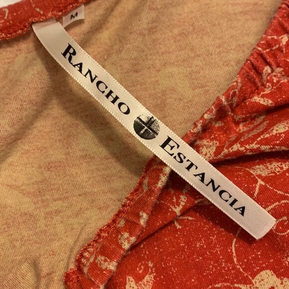 RANCHO ESTANCIA, medium blouse, great condition,  low neck w/elastic - Picture 2 of 10
